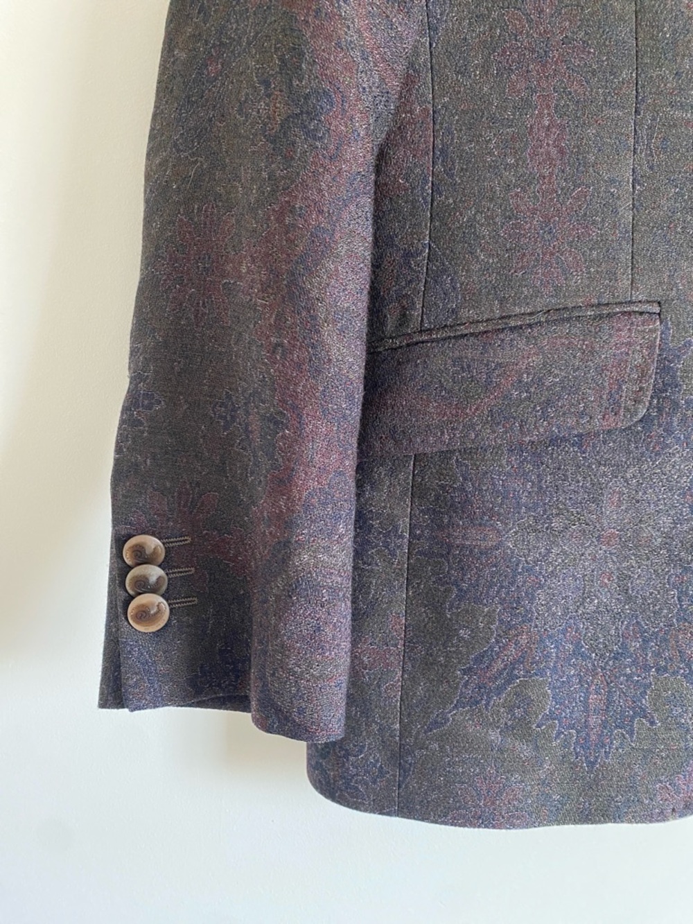ETRO Paisley Wool–Silk Blazer | Made in Italy - Picture 5 of 15